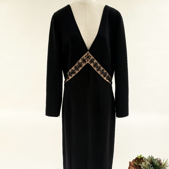 PRICE REDUCED MK Collection Jeweled Gown Sz 16 - Picture 6 of 8